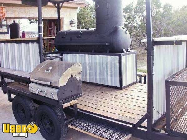 2008 - 24' Custom BBQ Pit Food Trailer