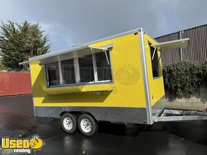 NEW - 2024 7' x 14' Kitchen Food Concession Trailer with Insignia & Pro-Fire Suppression