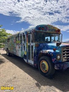 Blue Bird International Coffee & Beverage Bus with Bathroom | Mobile Vending Unit