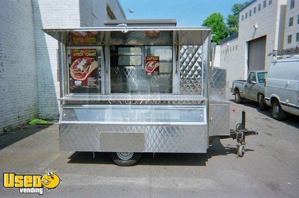 2008 Stainless Custom Food Cart Model 650  Steel Concession Trailer