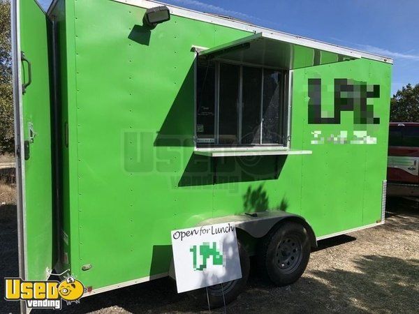 Very Nice 2016 8' x 14' Kitchen Food Trailer/Used Mobile Food Unit