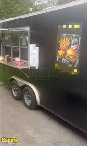 Well Equipped - 8' x 16' Kitchen Food Concession Trailer with Fire Suppression System