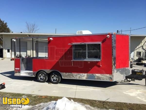 2015 8' x 20' Food Concession Trailer with Porch