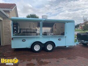 Very Clean 2018 - 6' x 18' Used Mobile Kitchen Food Concession Trailer