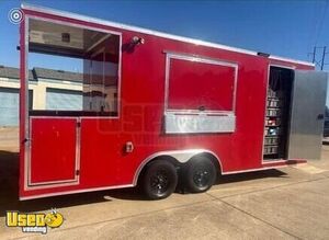 2023 8' x 16' Kitchen Food Concession Trailer with Porch | Mobile Food Unit