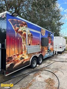 Like-New - 2024 8.5' x 20' Pizza Food Concession Trailer with Pro-Fire Suppression