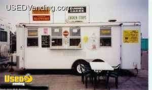 1999 - 8' x 20' Dual Axle Wells Cargo Custom Food Concession Trailer