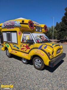 Like New - 2024 9' x 18' Snowie Bus Shaved Ice Trailer