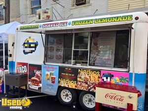 7' x 14' Shaved Ice Trailer Snowball Concession Trailer