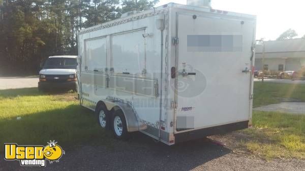 Freedom Food Concession Trailer & Chevy Van