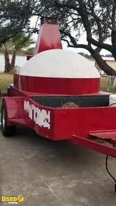2015 7' x 11' Wood Fired Pizza Trailer | Concession Trailer