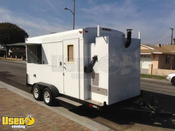 2001 - 16' Custom Built Concession Trailer with Corn Roaster