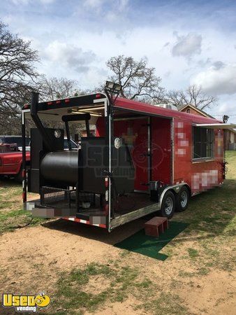 2014 - 25' BBQ Concession Trailer with Porch