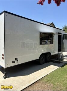 NEW 2023 24' Kitchen Food / Ice Cream Concession Trailer w/ HUD Insignia & Pro-Fire Suppression