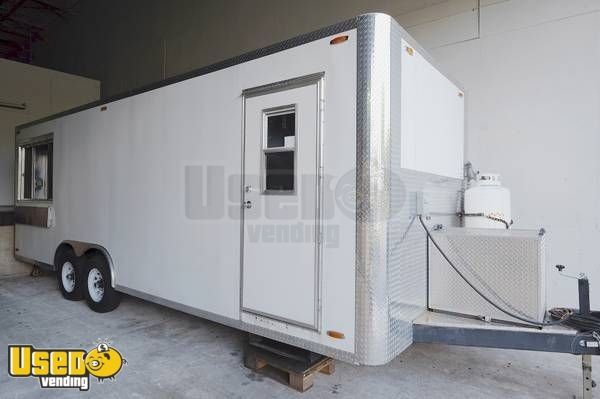 8' x 24' 2015 Mobile Kitchen Food Concession Trailer