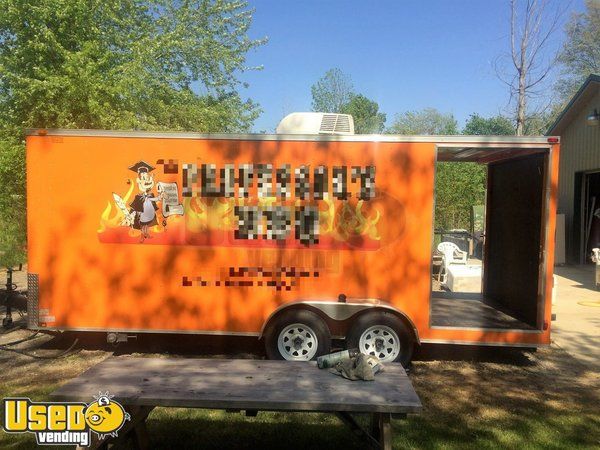 2014 - 7' x 18' Food Concession Trailer with Porch