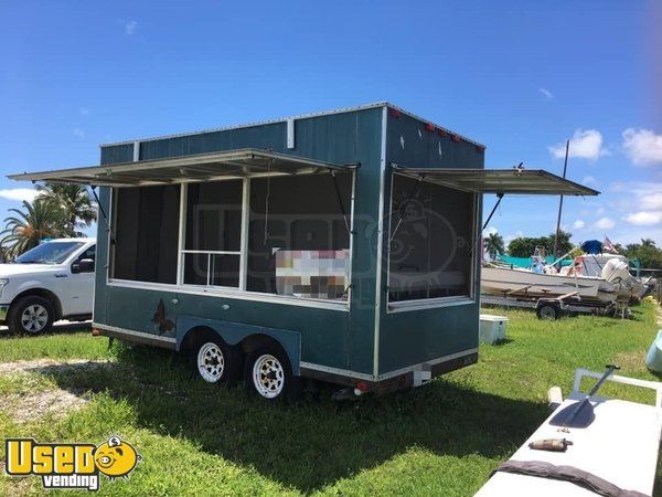 Barely Used and Very Spacious 2005 - 7' x 14' T&A Food Concession Trailer