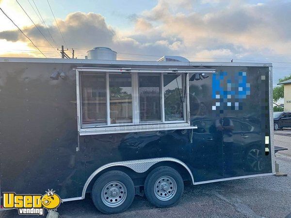 Self-Contained 8' x 16' Food Concession Trailer with Pro Fire Suppression System