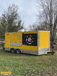 2018 8.5' x 16' Freedom Kitchen Food Concession Trailer with Pro-Fire Suppression