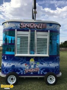 Versatile - 2016 10' Snowie Shaved Ice Trailer Snowcone Kiosk Snowball Trailer
