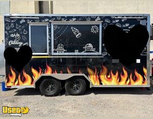 2024 16' Kitchen Food Trailer with CA Insignia and County Approved Permits