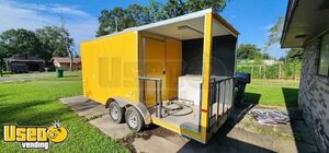 2020 Cargo Craft Basic Street Food V-Nose Double Axle Concession Trailer w/ Porch