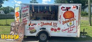 Diamond Cargo Shaved Ice Concession Trailer Mobile Snowball Unit