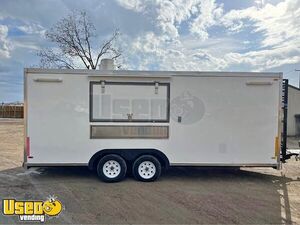 2024 - 20' Kitchen Food Trailer with Fire Suppression System Concession Trailer