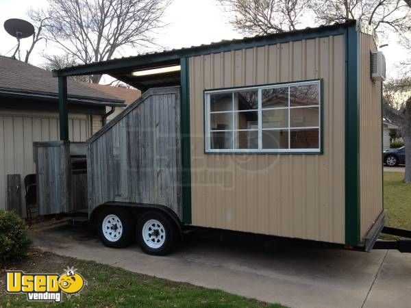 8' x 18' BBQ Concession Trailer