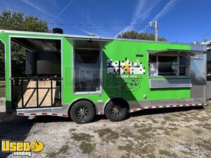 LOADED - 2021 8.5' x 19' Wood Fired Pizza Concession Trailer w/ 5' Porch