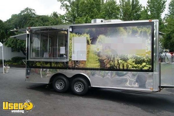 2013 - Valiant 18' Mobile Kitchen Concession Trailer