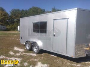 NEW 2025 Quality Cargo 7' x 16' Concession Trailer Ready to Go Mobile Food Unit