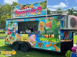 TURNKEY - 2021 7' x 16' Smoothie Concession Trailer NationCraft  Beverage Trailer