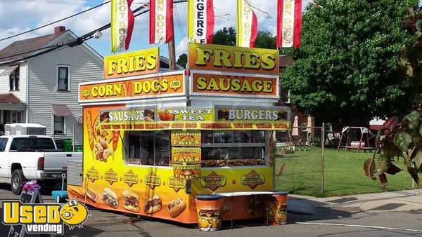 8.5' x 18' Turnkey Food Concession Trailer