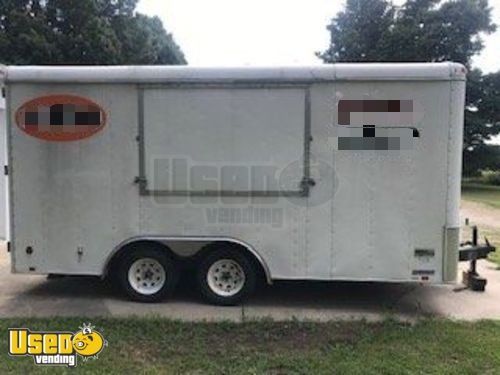 Ready to Convert Used 2005 8' x 16' Food Concession Trailer