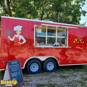 Lightly Used 2019 Covered Wagon 8' x 16' All-Electric Food Concession Trailer