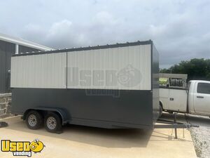 Like New - 2024 8.5' x 18' Custom Built Barbecue Food Trailer