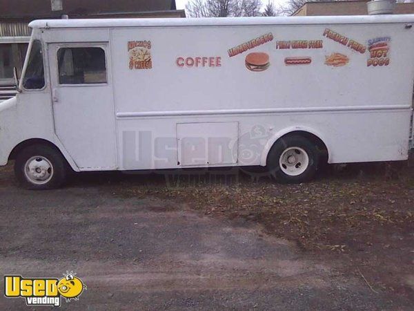 8' x 20' Chevy Van Mobile Food ConcessionTruck