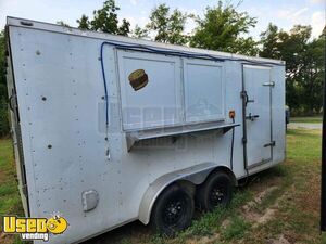 17' Kitchen Food Concession Trailer | Mobile Street Vending Unit