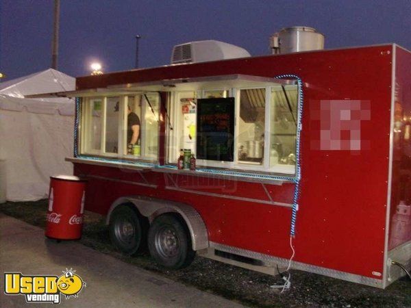 2009 - 16 foot - Full Mobile Kitchen Concession Trailer