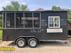 2024 Barbecue Food Trailer with Enclosed Porch | Food Concession Trailer