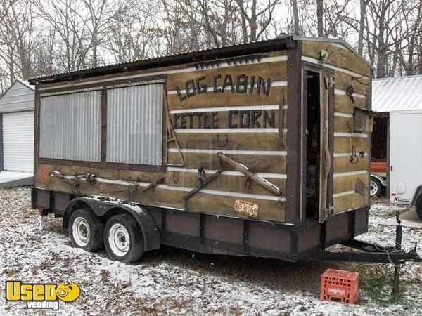 Custom Kettle Corn Concession Trailer