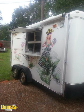 2012-8' x 12' Used Mobile Kitchen Food Concession Trailer