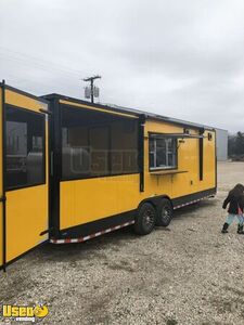 2019 8.5' x 26' Commercial BBQ Kitchen Concession Trailer with 8' Screened Porch