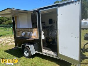 2017 - 12' Street Vending Concession Trailer with Shiny Exterior