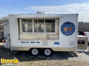 2021 7' x 16' Kitchen Food Concession Trailer with Pro-Fire System