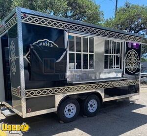 Like-New 2022 - 8.5' x 16' Permitted and Licensed Kitchen Food Concession Trailer