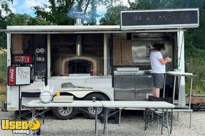 Well Equipped - 2015 8.5' x 16' Wood Fired Pizza Oven Trailer | Concession Trailer