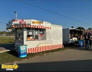 TURNKEY - 8.5' x 16' Wells Cargo Food Concession Trailer with Ford F350 Box Truck