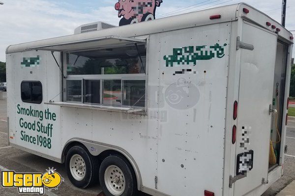 Used 2008 - 7' x 16.5' Food Concession Trailer with Loaded Kitchen